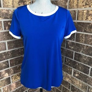 2 for $25 / Anne Klein Blue Top Size S